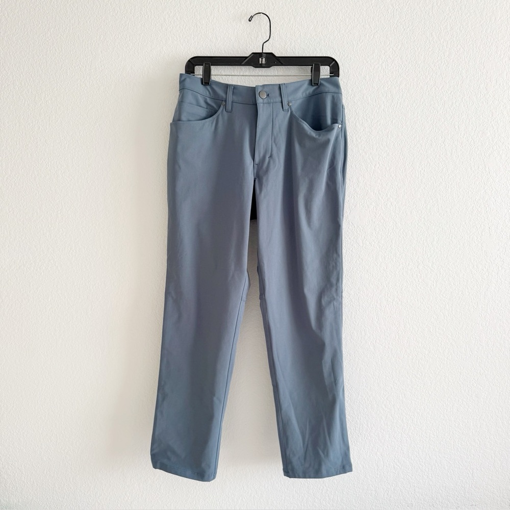 Lululemon ABC Slim-Fit 5 pocket Pants size 32 Color Stone gray blue
